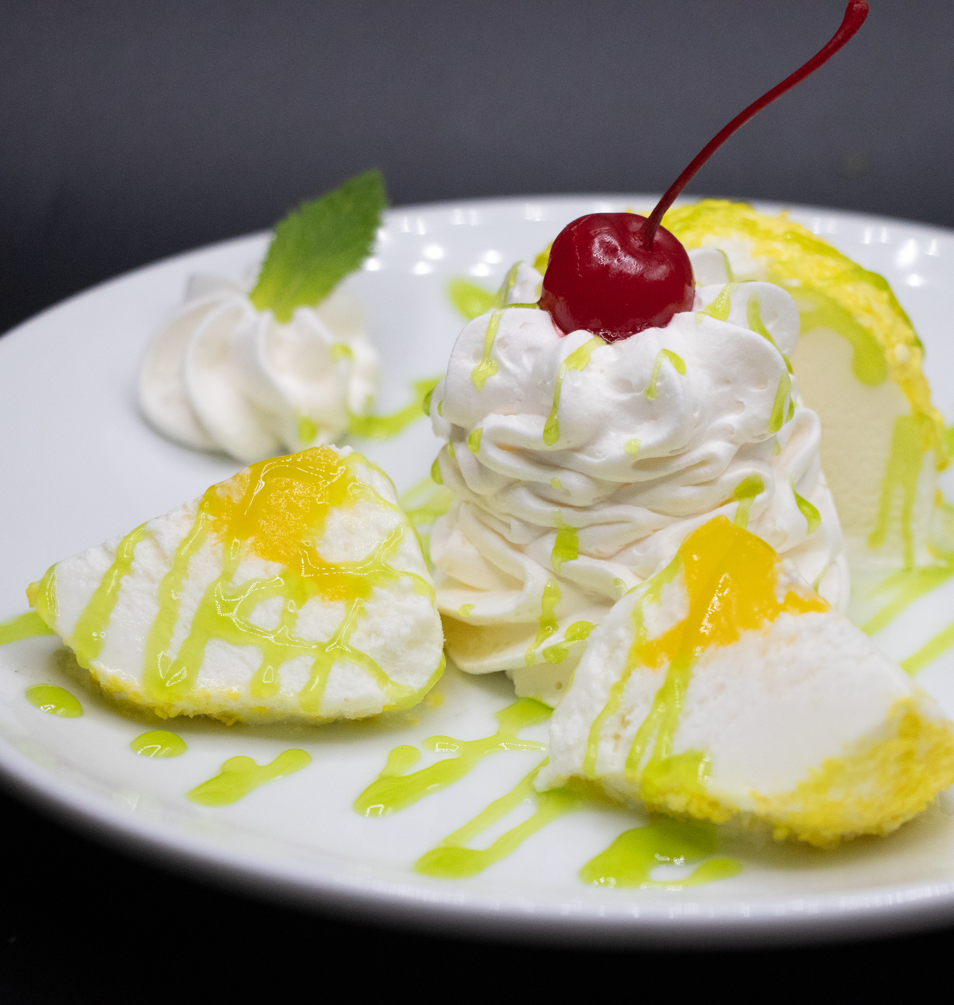 House-made dessert at Da Francesco's